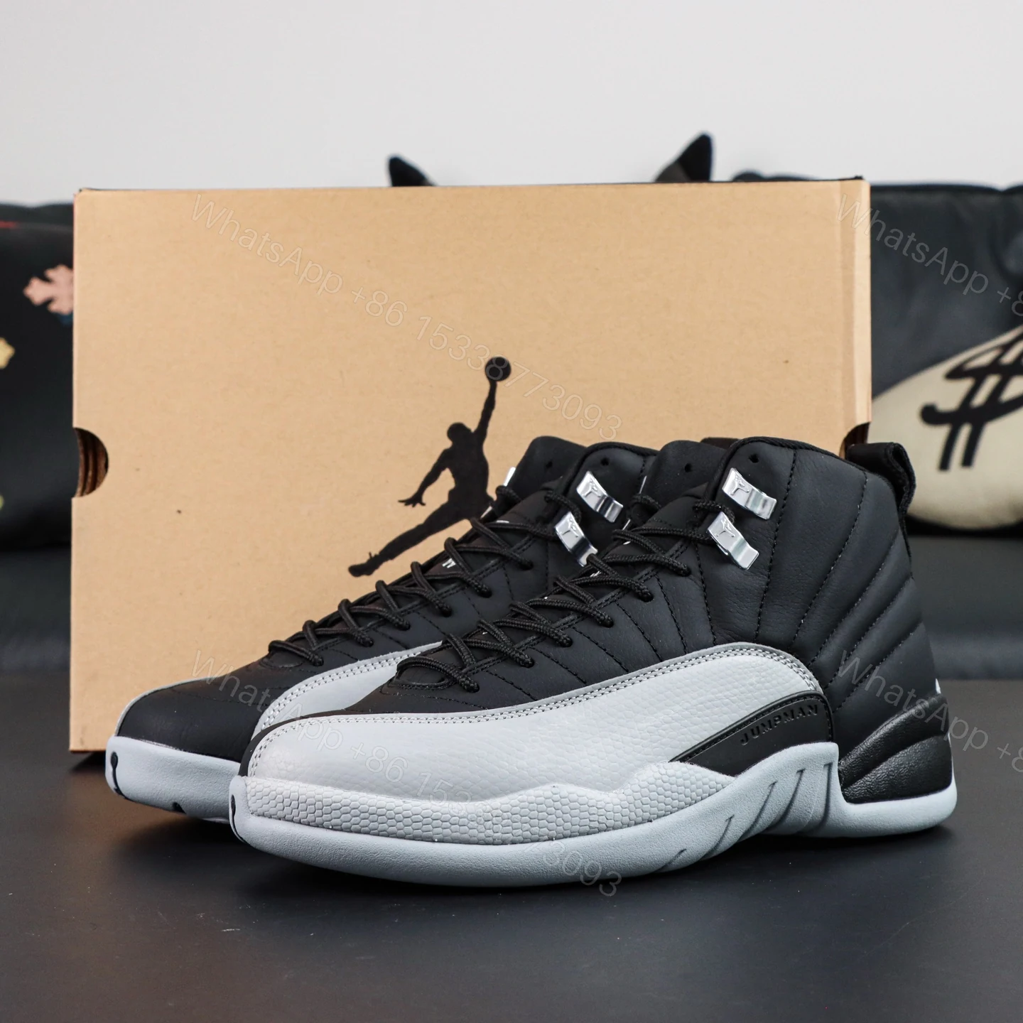 Air Jordan 12 “Barons” Reps — view 1