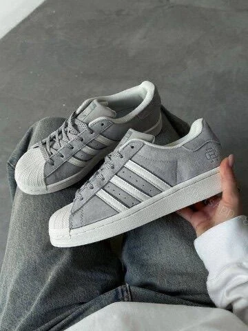 View 5 of FIRST COPY ADIDAS ORIGINALS SUPERSTAR REIGNING CHAMP LIGHT GREY SHOES