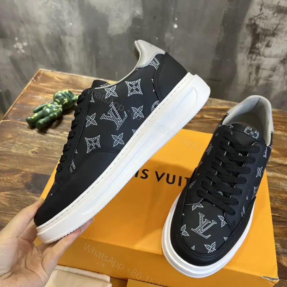 View 4 of LOUIS VUITTON BEVERLY HILLS SNEAKER IN BLACK – LSVT340
