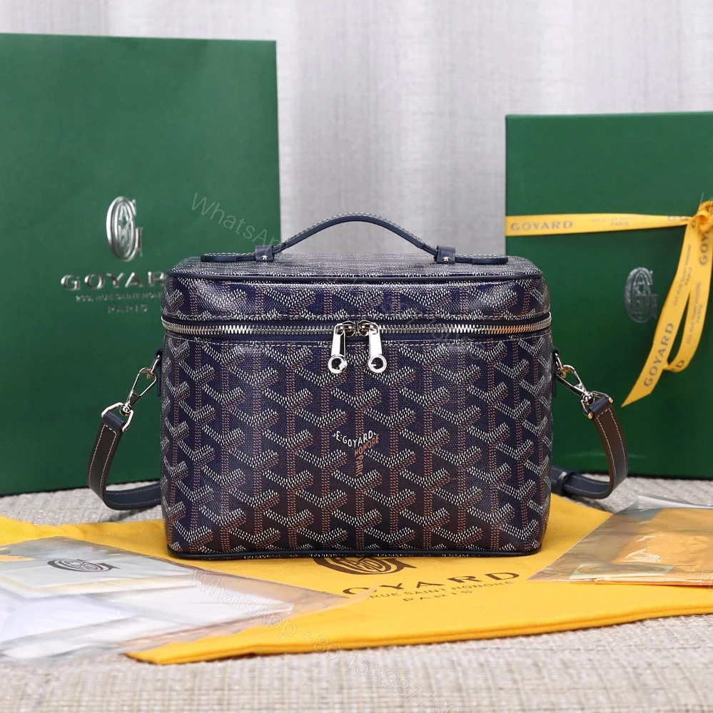 高仿Goyard*Muse系列MUSEVA2單價盒子包深藍免檢版 — view 1