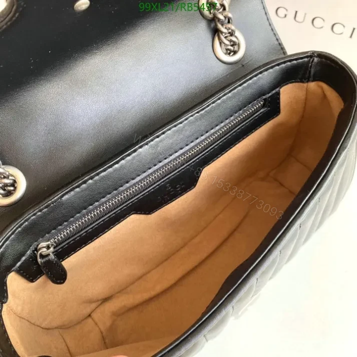 View 17 of Elegant Gucci Replica GG Marmont Leather Shoulder Bag RB5457