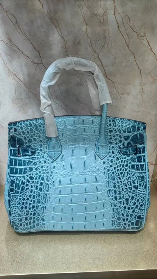 Hermes Birkin Blue — view 2