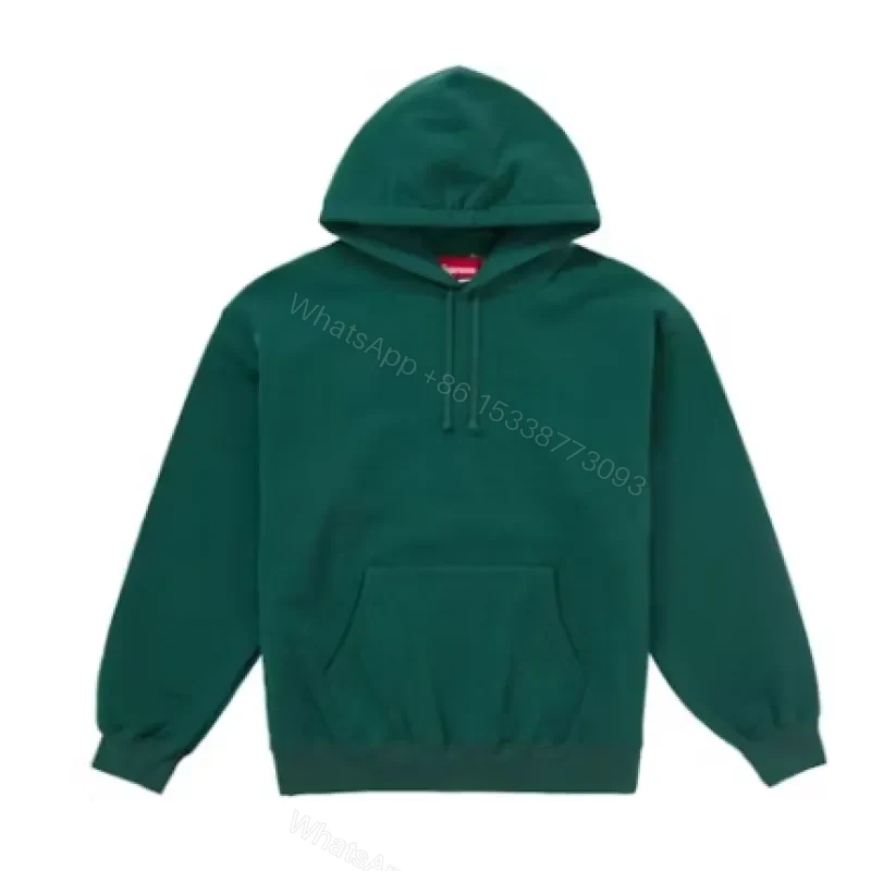Supreme Satin Appliqué Hoodie Sweatshirt Darker Green — view 2