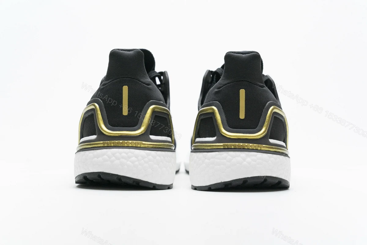 View 4 of Adidas Ultra Boost 20 Black Gold White EE4393