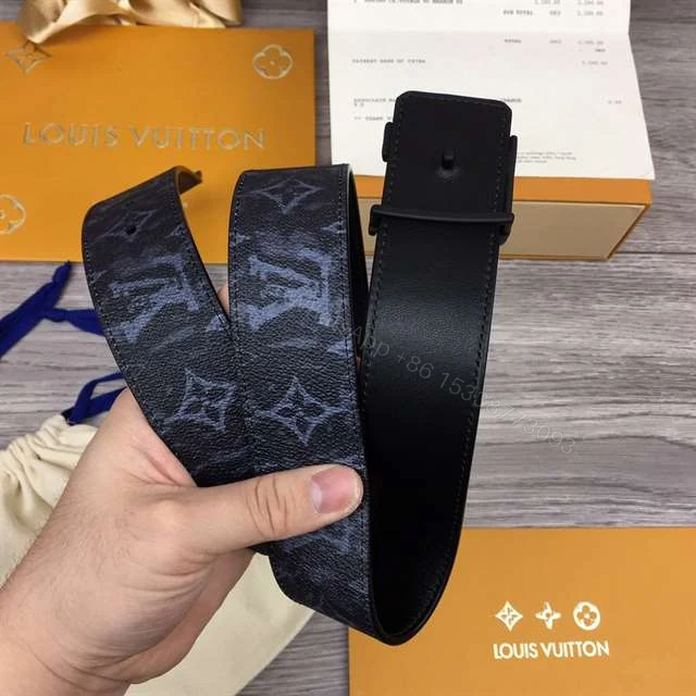 View 8 of LOUIS VUITTON SHAPE 40MM REVERSIBLE BELT – B104