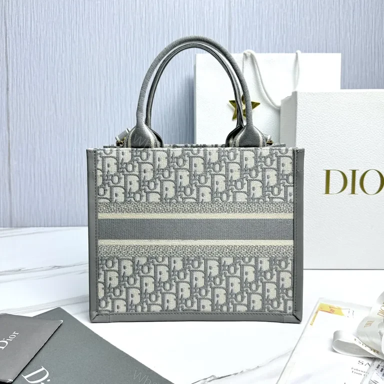 View 7 of Dior Monogram Tote: Elevated Texture, Structured Style