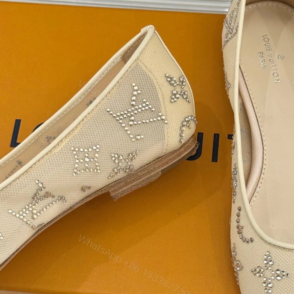 View 9 of Louis Vuitton Gala Flat Ballerina Nude 1AIDQS