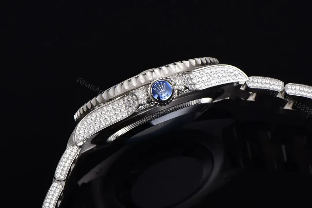 View 6 of Rolex GMT-Master II Bust Down Diamond Replica 40mm ROLEX-GMT2-DIAM40