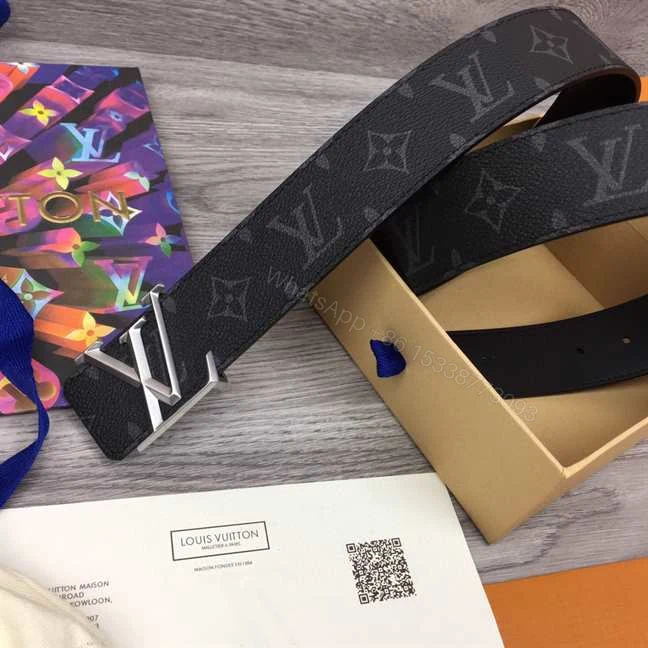 View 8 of LOUIS VUITTON PYRAMIDE 40MM REVERSIBLE BELT – B178