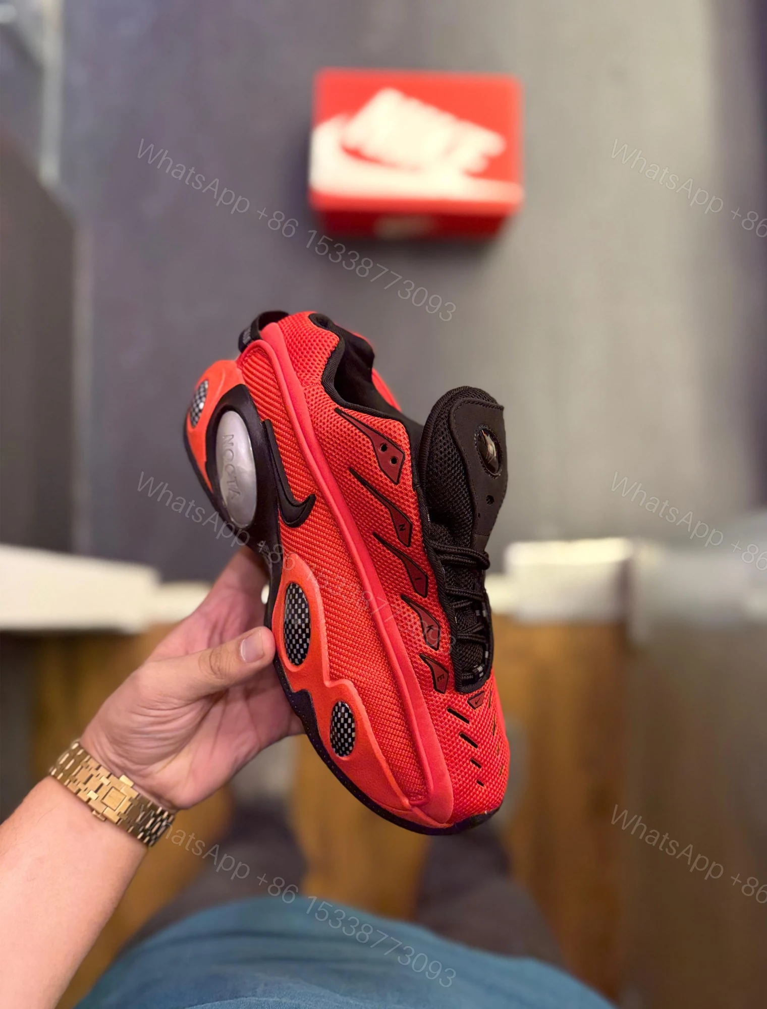 View 2 of FIRST COPY NIKE NOCTA GLIDE RED FOR MEN