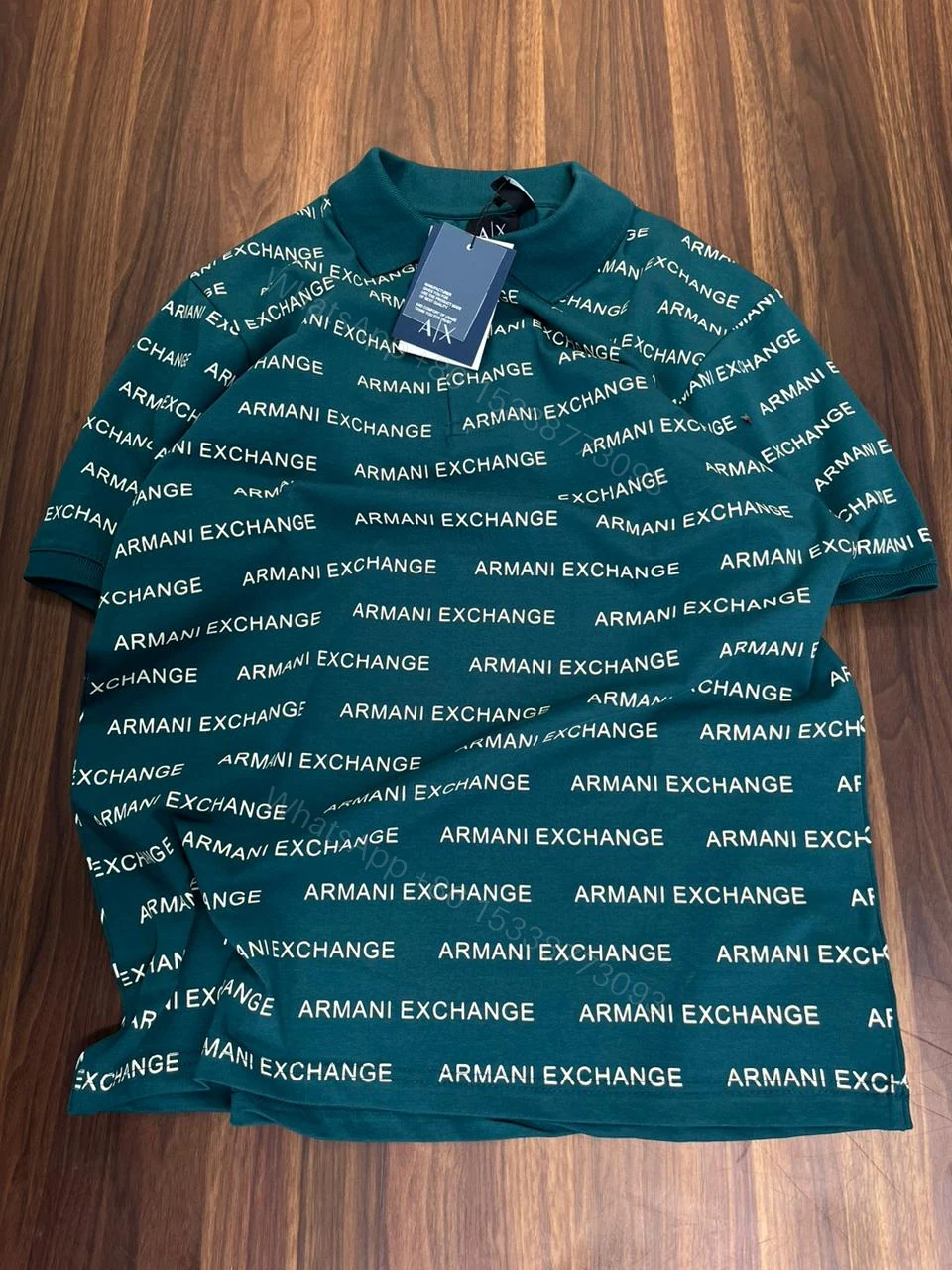 View 2 of First Copy Armani Exchange Store Article – Premium Collar Neck T-Shirt