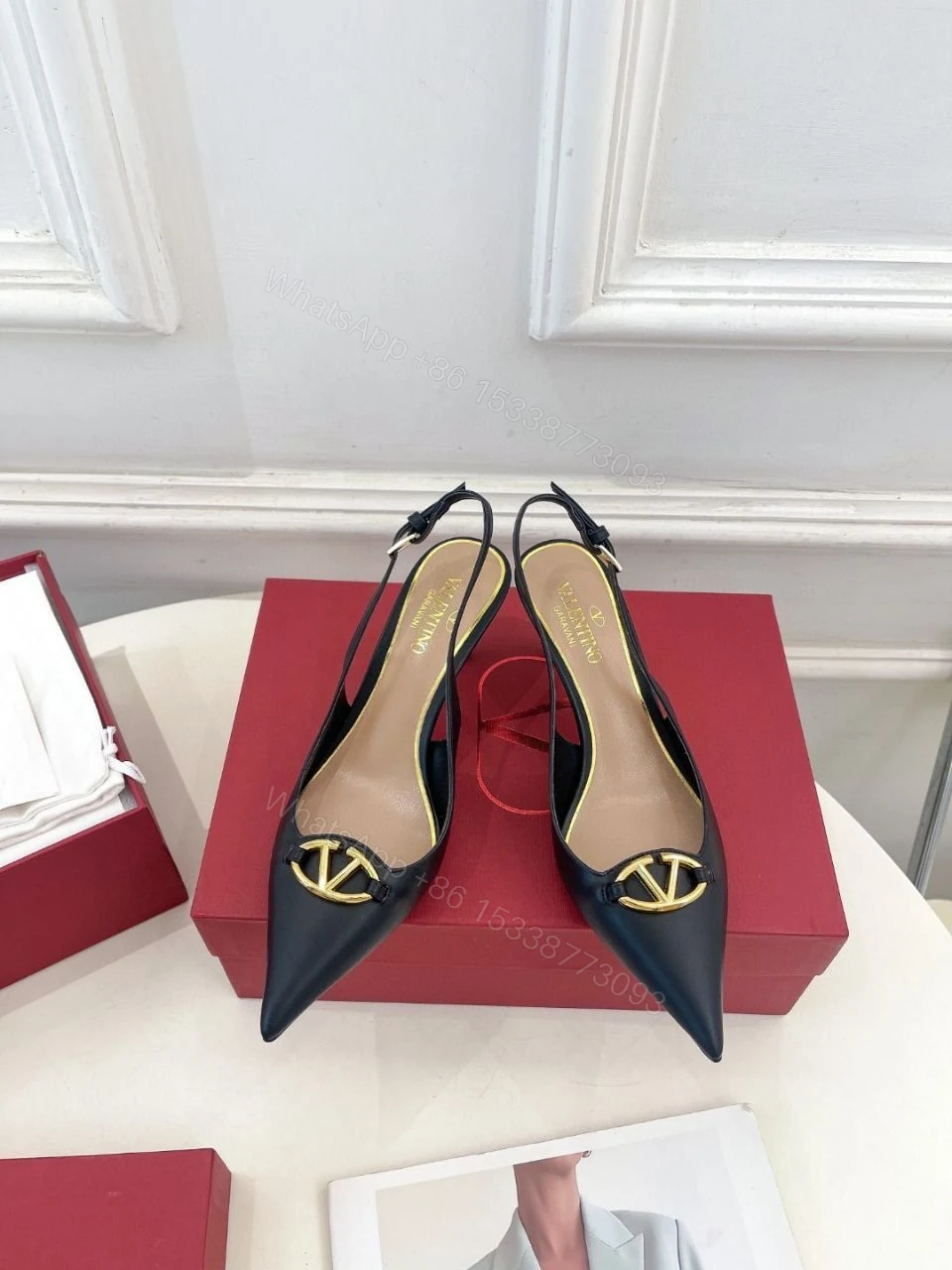 View 2 of FIRST COPY VALENTINO SLINGBACK HEELS