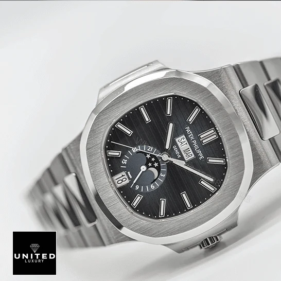 View 9 of Patek Philippe Nautilus Black Dial Replica