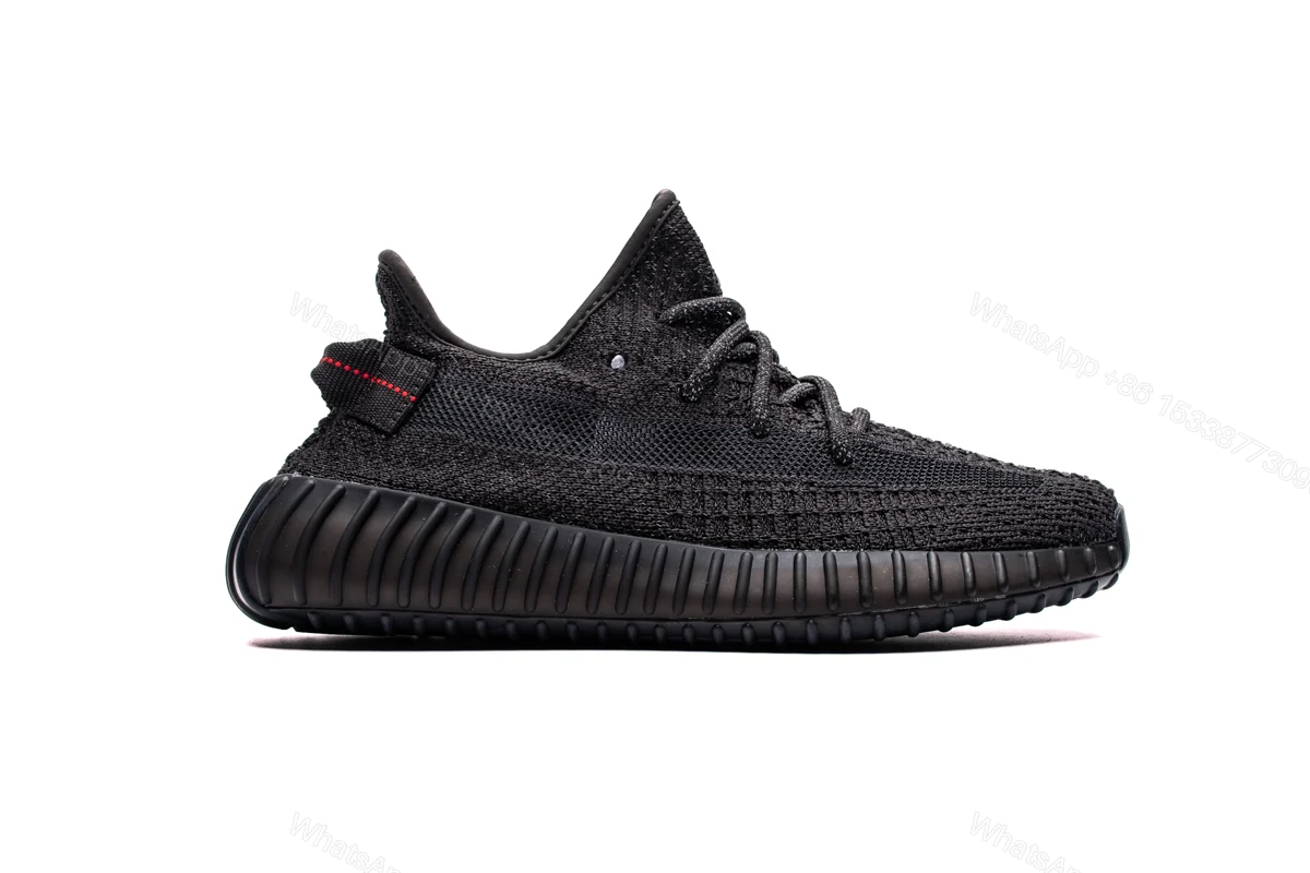 View 2 of Yeezy Boost 350 V2 Static Black (Reflective) FU9007