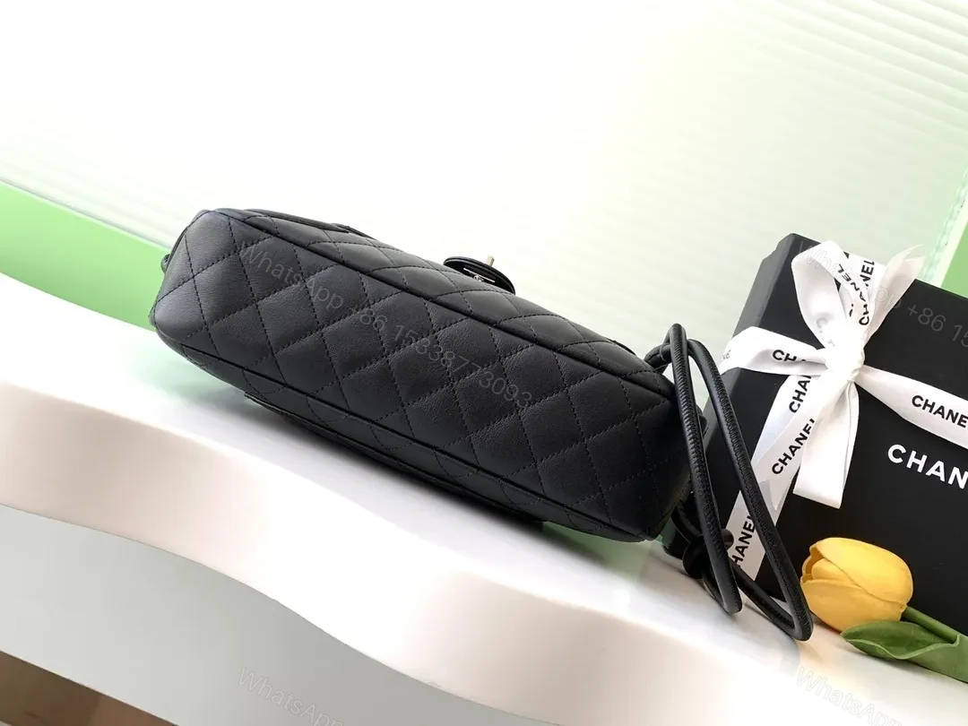 View 6 of Quilted PU Camera Bag: Chic, Silver Clasp, Crossbody
