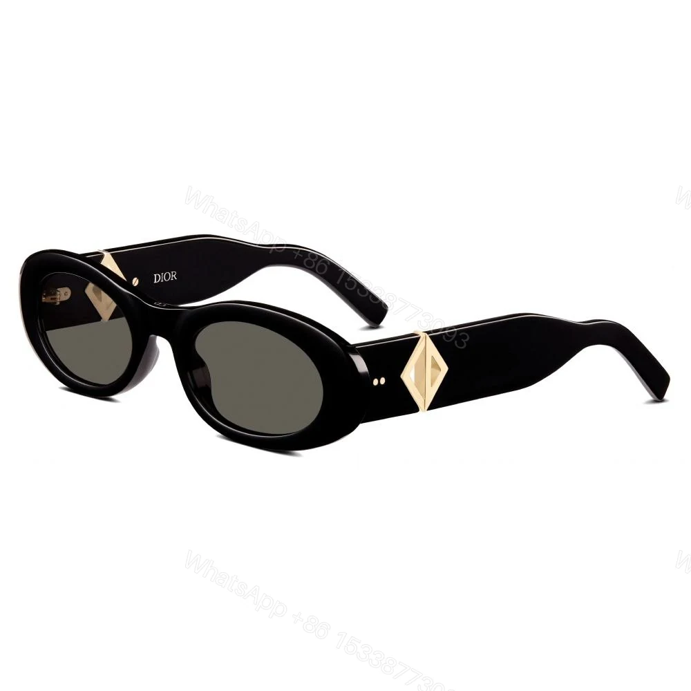 View 2 of Dior – Sunglasses – CD Diamond R1I – Black Gray