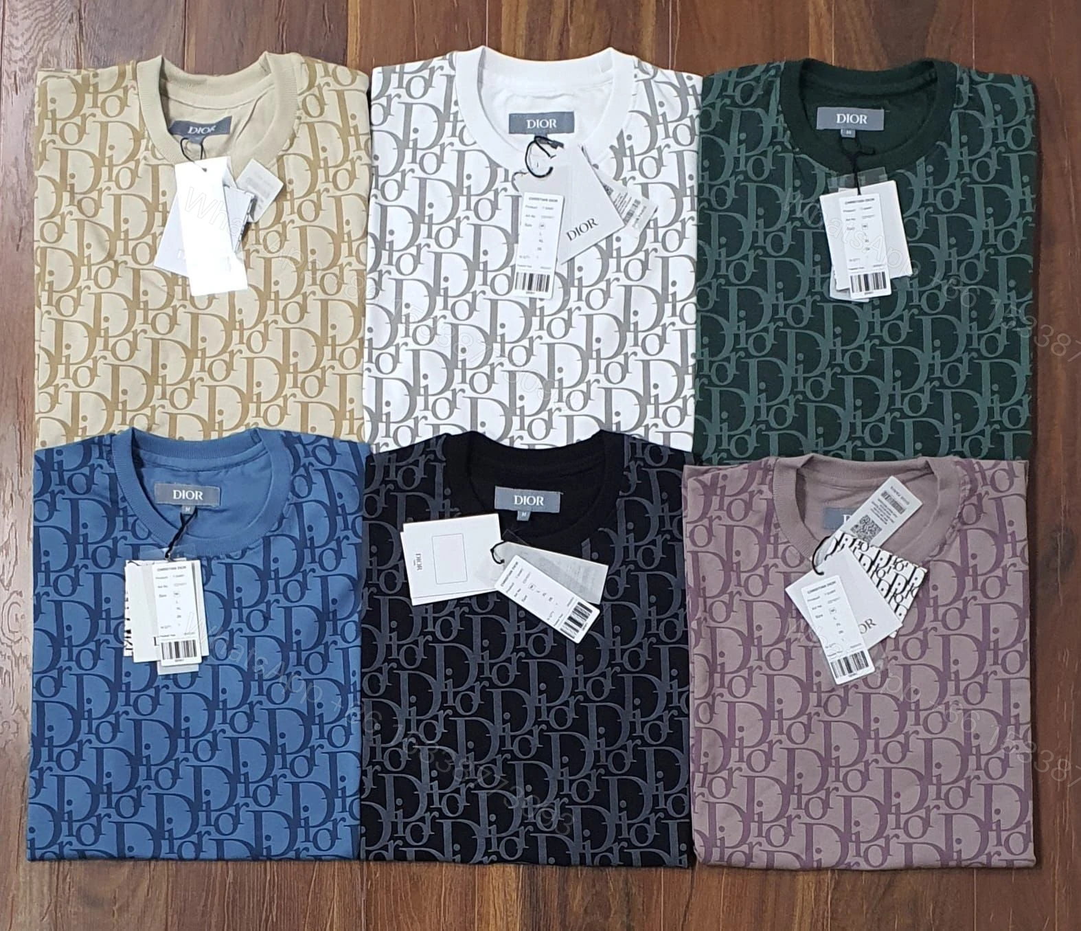 View 4 of FIRST COPY DIOR LYCRA ROUND NECK T-SHIRT