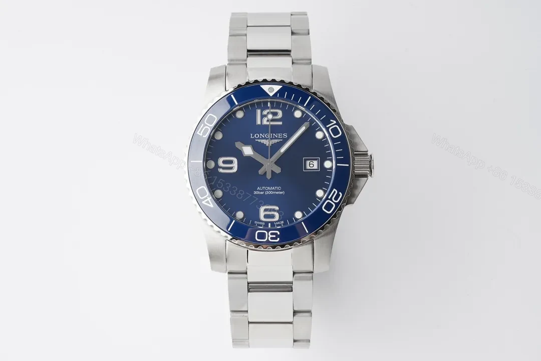 Longines Conquest Blue Dial Stainless Steel Automatic Watch — view 1
