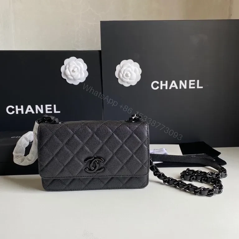 Chanel-Inspired Quilted Leather Crossbody: Luxe Everyday Bag — view 1