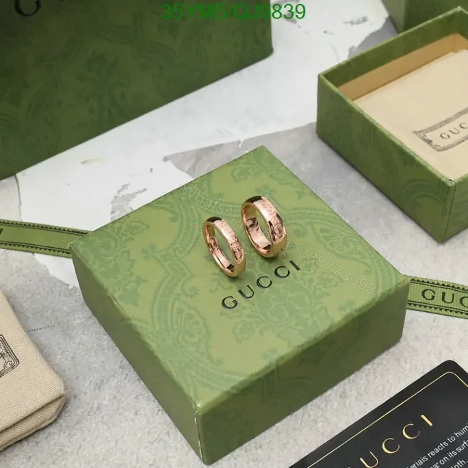 View 3 of Luxury Gucci Ring in Rose Gold – Dupe QJ9839