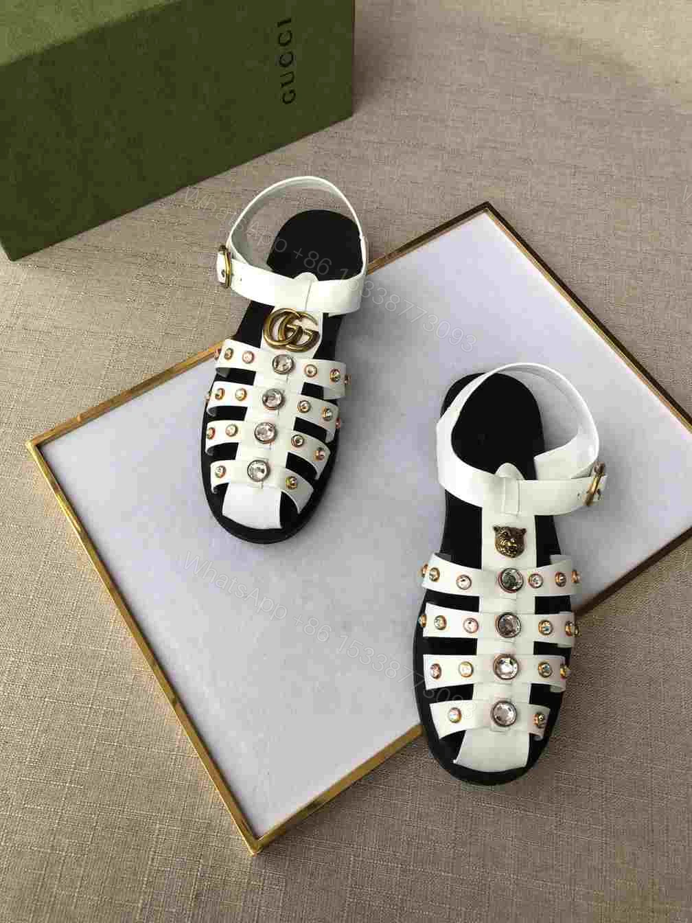 View 4 of GUCCI SANDAL WITH DOUBLE G – SDG001