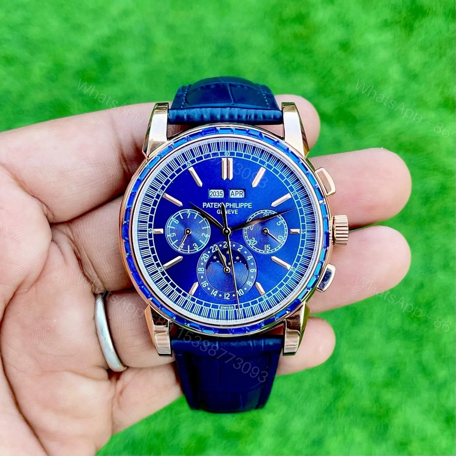 View 2 of Patek Philippe Calendar Blue