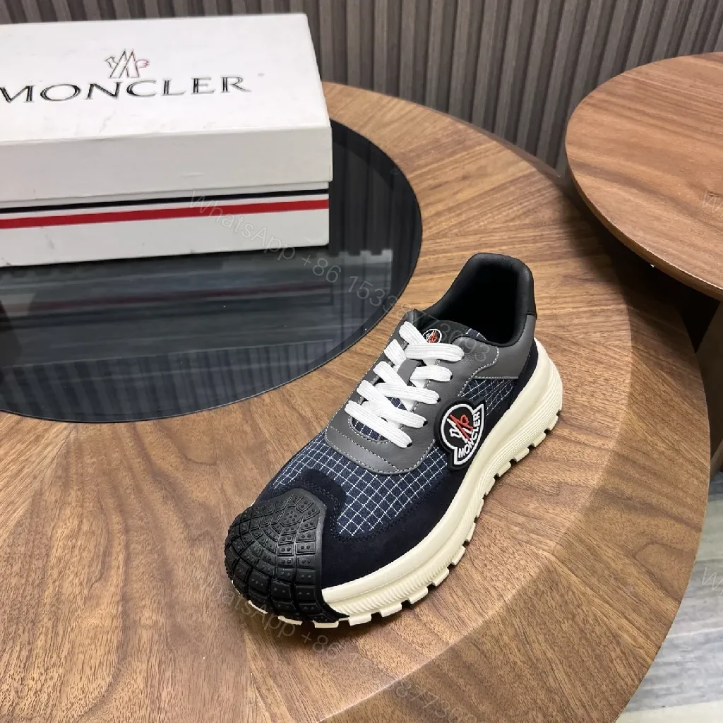 View 9 of Textured Moncler High-Top Sneaker: Luxe Everyday Comfort
