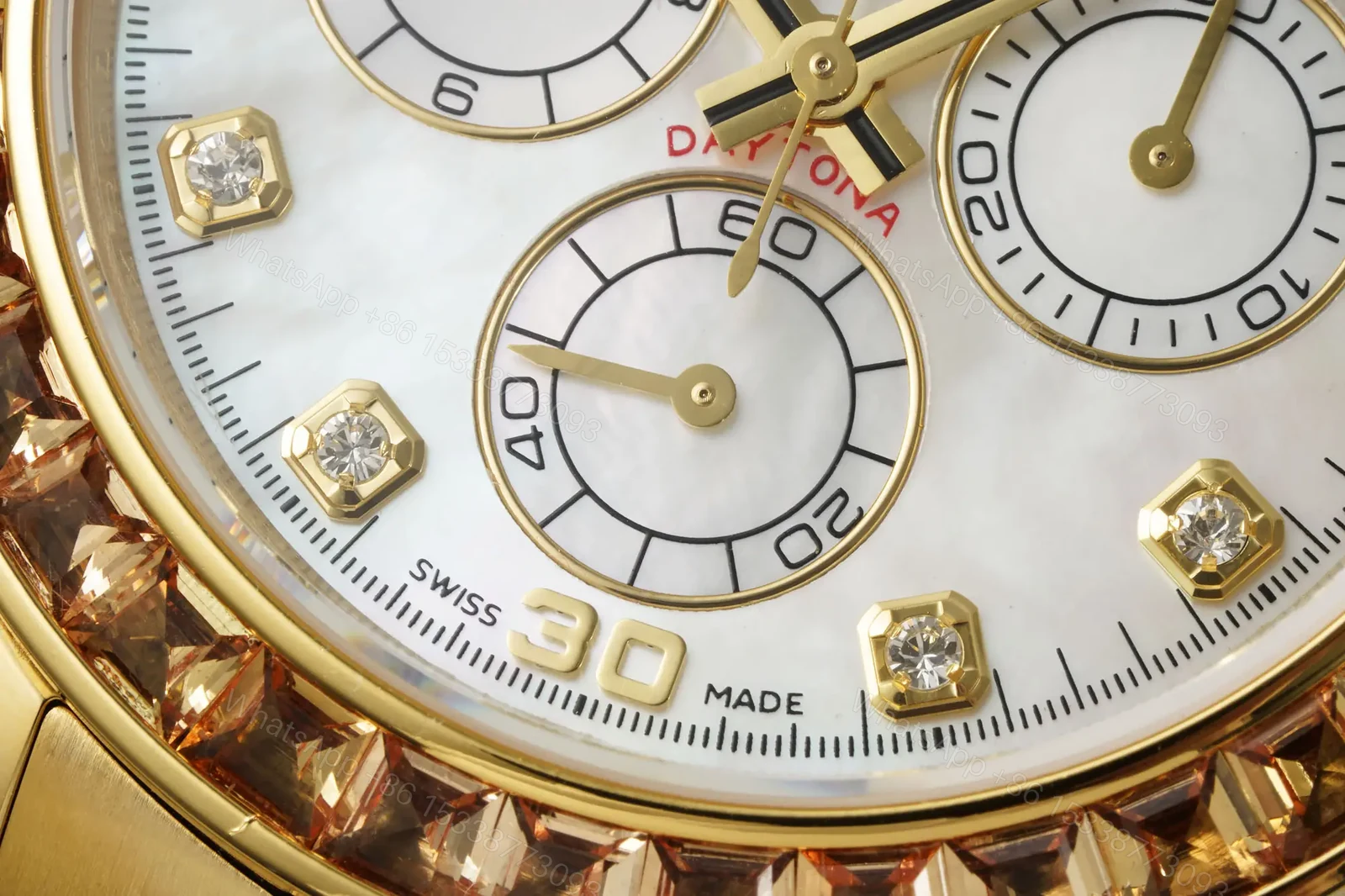View 7 of Rolex Daytona 116578SACO Yellow Gold Diamond Pumpkin Dial Watch RLX-DAY-116578SACO-40-DIA