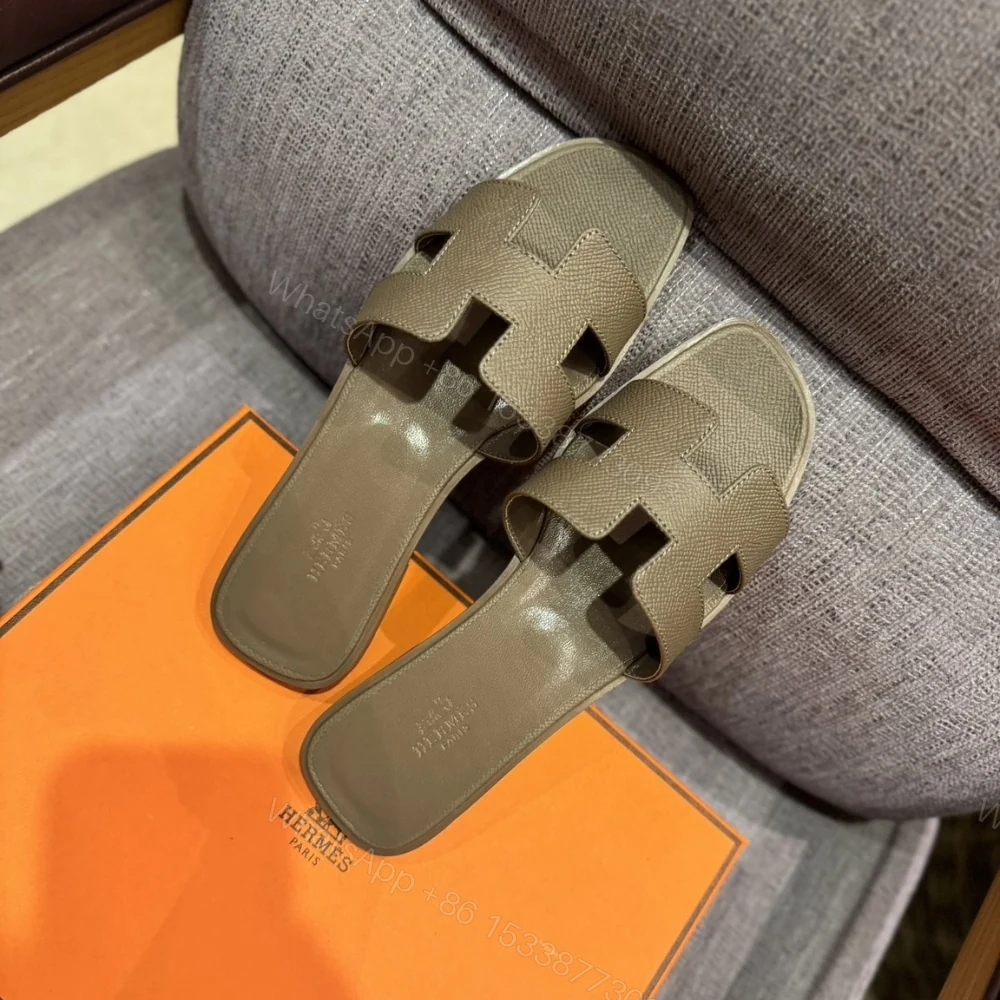 View 4 of HERMÈS ORAN SANDAL ETOUPE H202272Z X3340
