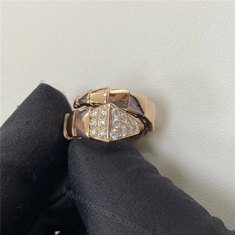 View 3 of Bvlgari One Coil Serpenti Ring diamonds 113126