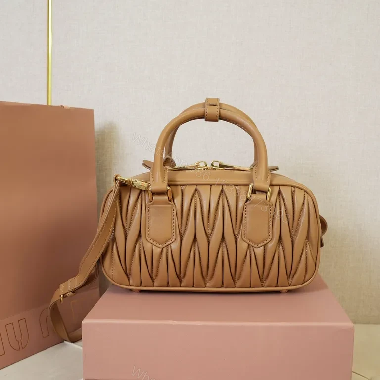 View 6 of Chic Quilted Satchel with Gold Hardware â€” Everyday Luxury Bag