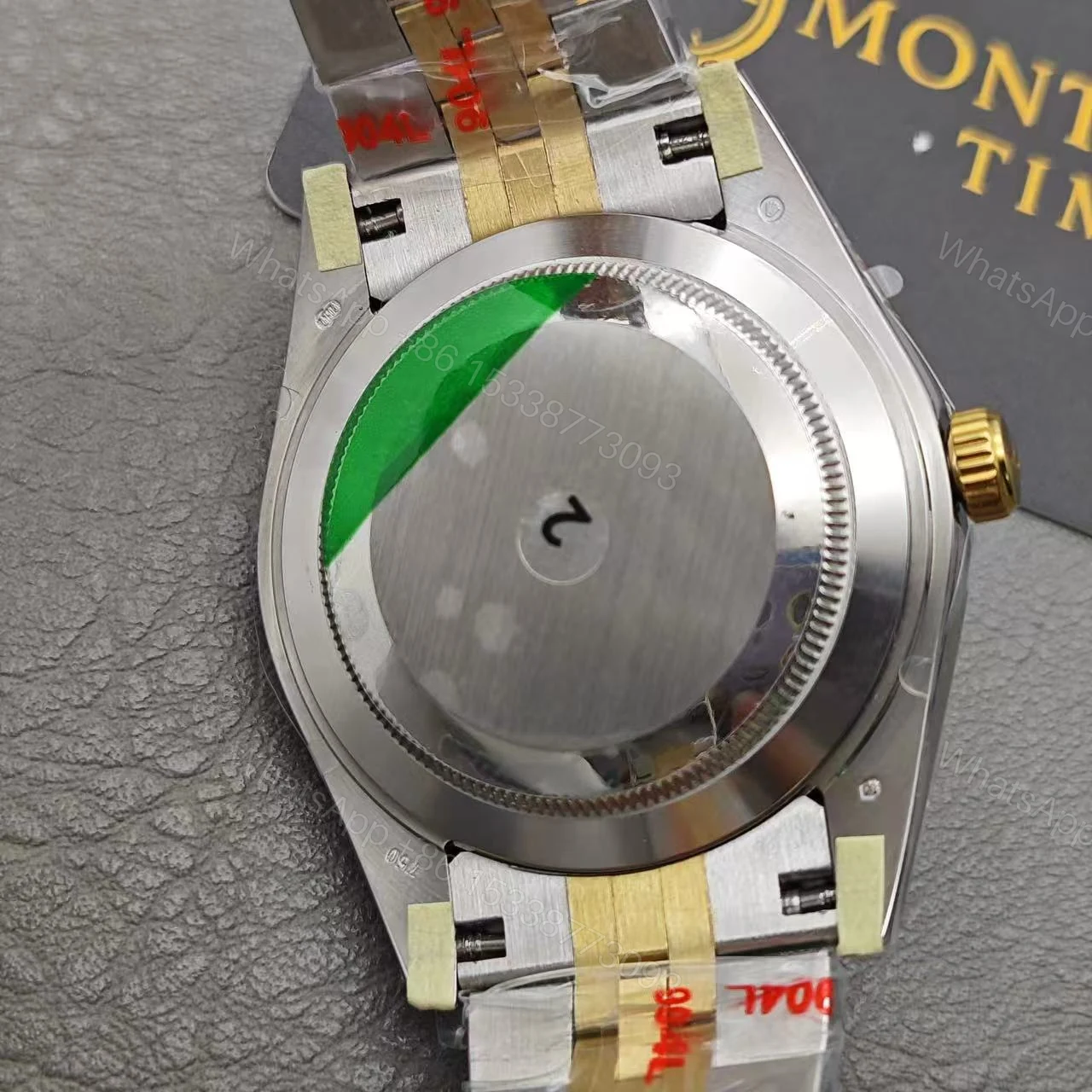 View 10 of Replica Rolex Datejust Rhodium Dial 126333 “Wimbledon” Fluted Jubilee 41mm Superclone