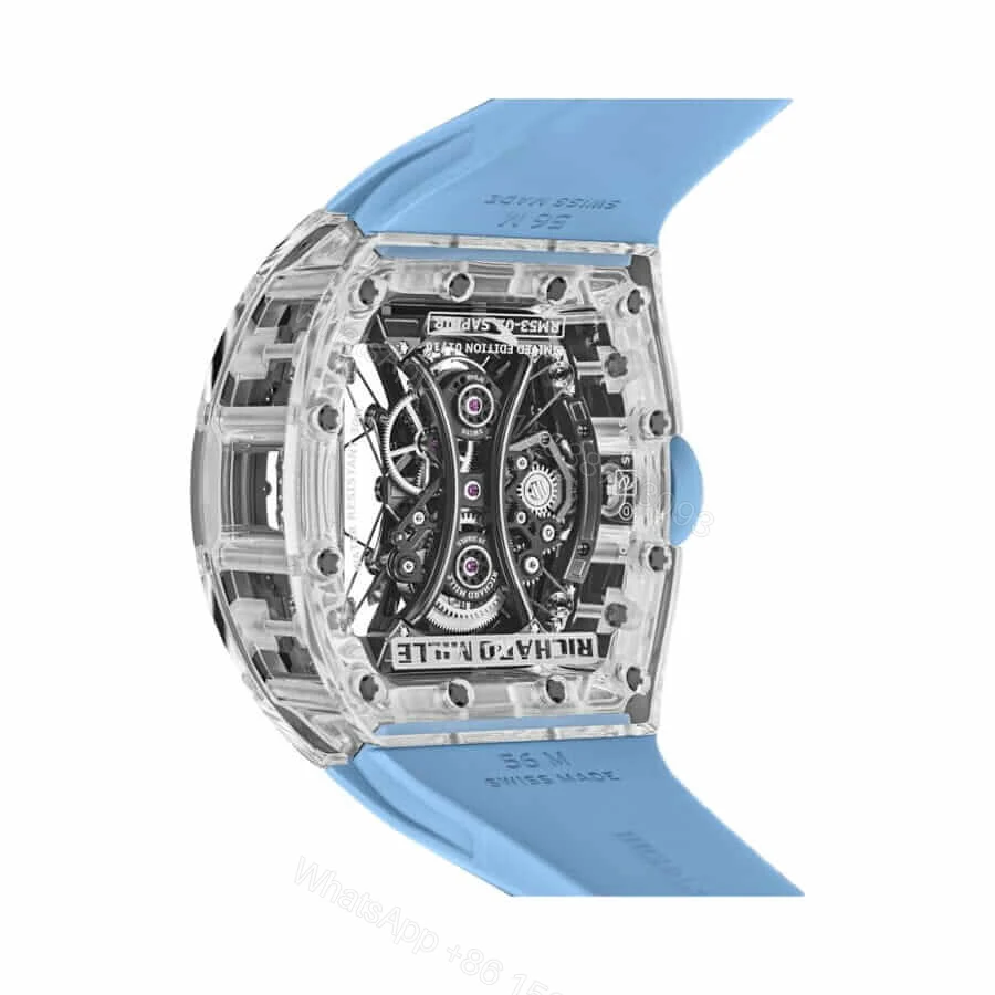 View 3 of Richard Mille RM 53-02 Super Clone: Tourbillon Sapphire Crystal Case with Suspended Cable Dial Look