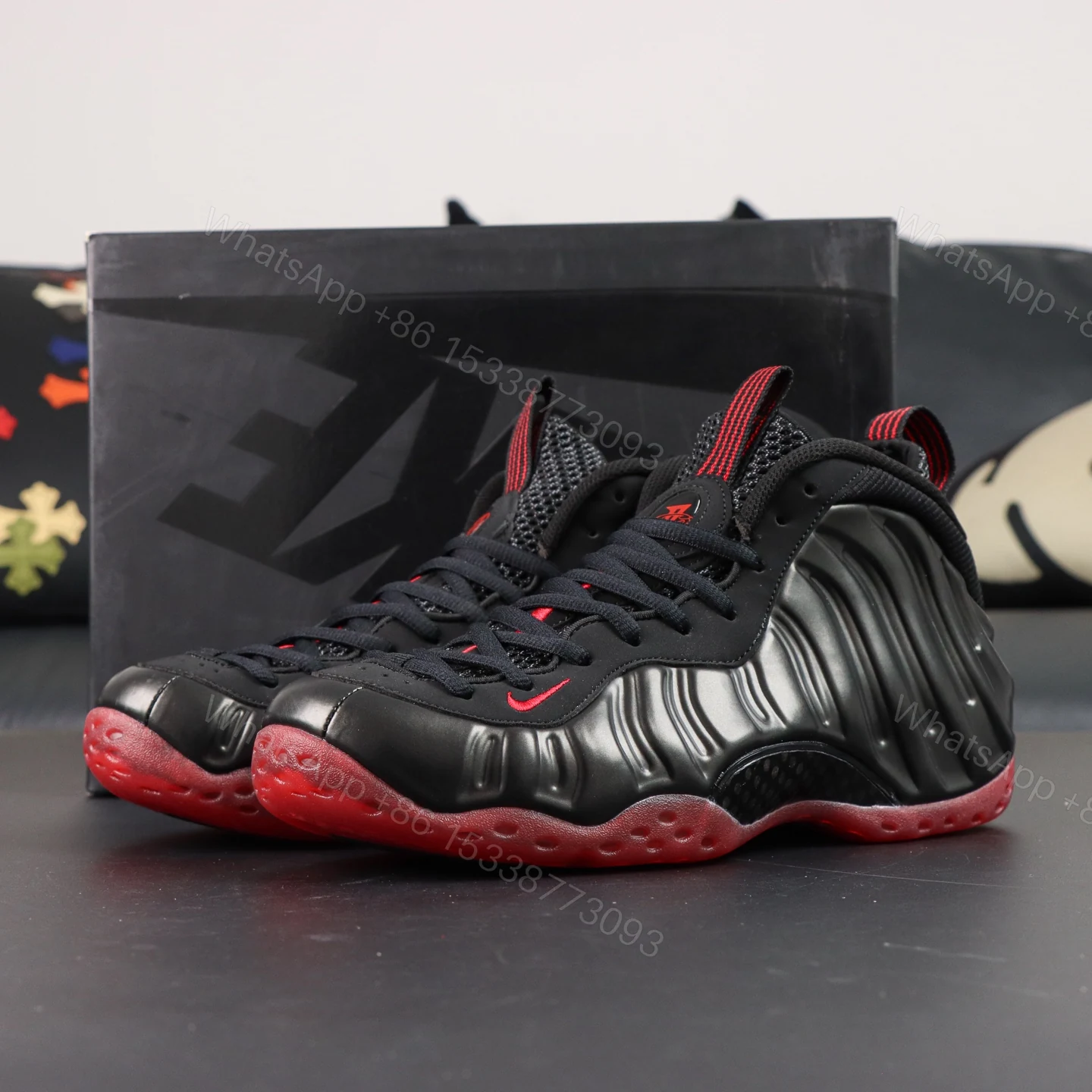 Foamposite One “Cough Drop” — view 1