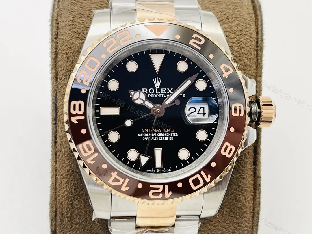 View 3 of Rolex GMT-Master II Stainless Steel Everose CHNR Oyster 126711CHNR-0002