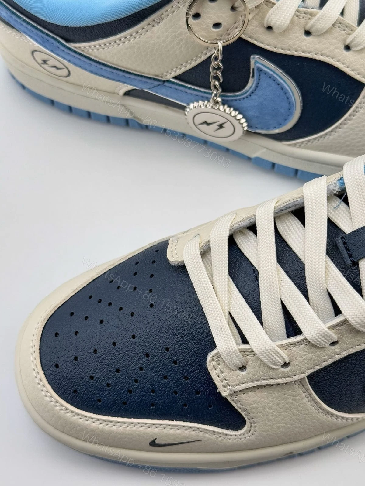 View 8 of FIRST COPY NIKE DUNK LOW RETRO FUJIWARA HORIZOO BLUE