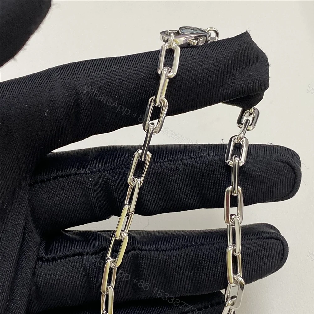 View 5 of 18K White Gold Santos De Cartier Necklace B7009100