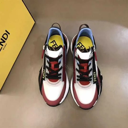 View 4 of FENDI CHUNKY LACE-UP TRAINERS – FD26