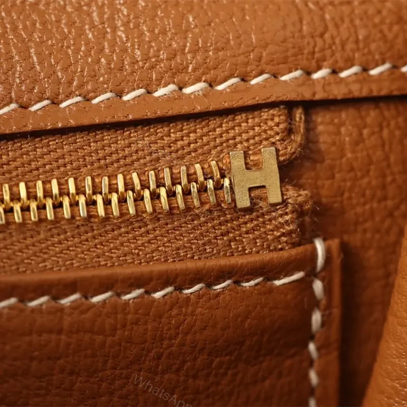View 11 of 高仿Hermes*Birkin25金棕色金扣免檢版