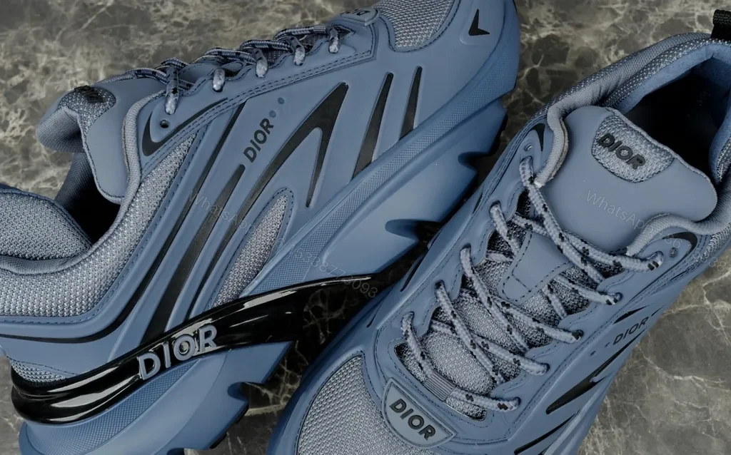 View 7 of Blue-Quarry Luxe Sneaker: Modern Comfort & Dior Detail (60)