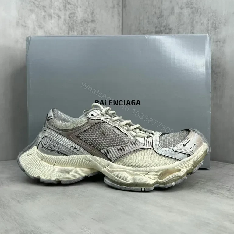 Premium Mesh Runner: Sculpted Luxury Sneaker, Lightweight; Men — view 1