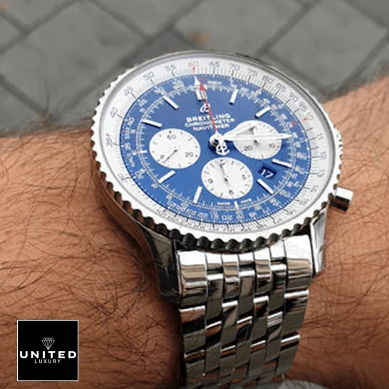 View 6 of Breitling Navitimer B01 AB0127211C1A1 Replica