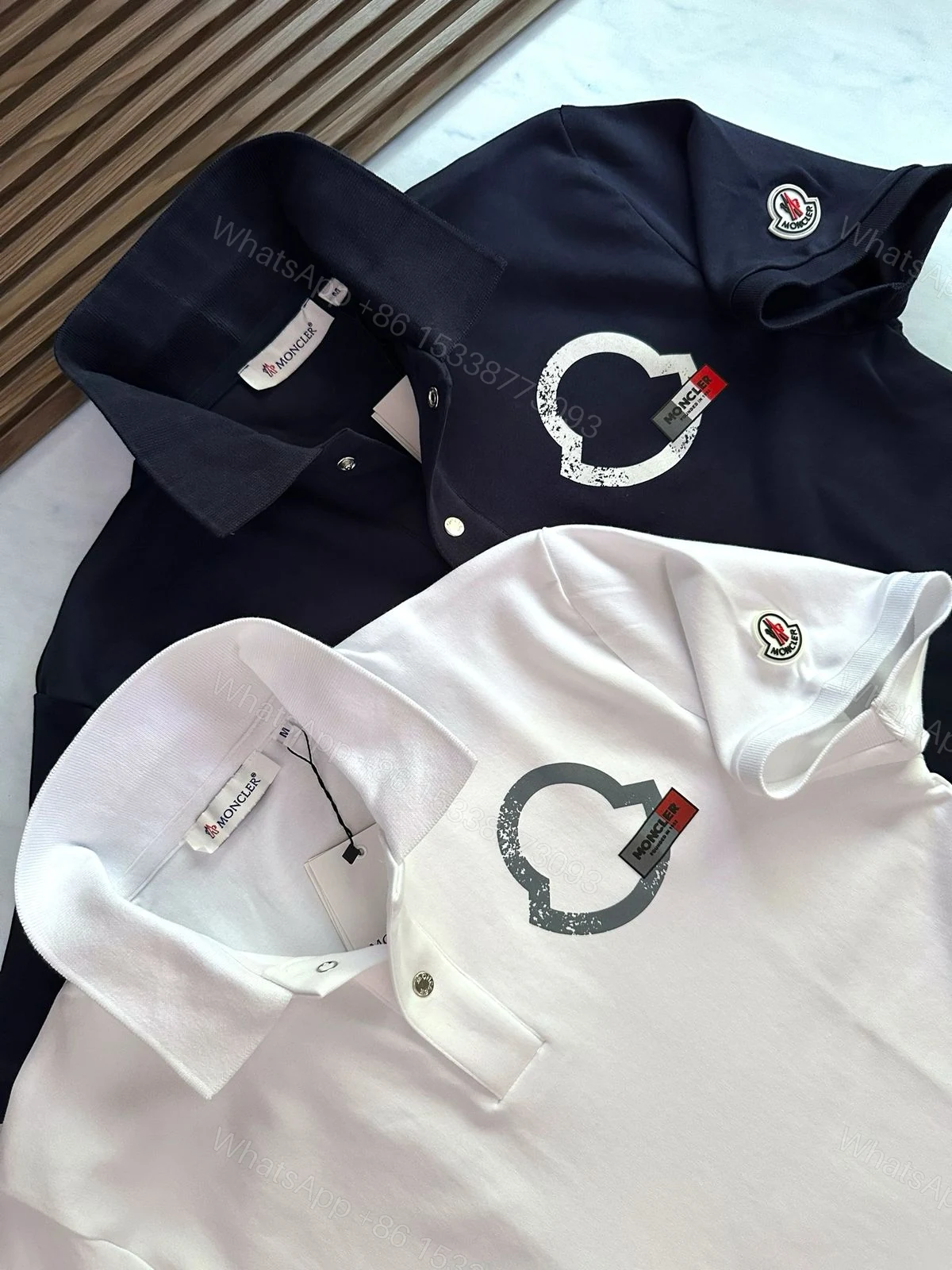 View 3 of FIRST COPY MONCLER IMPORTED QUALITY 2025 POLO TEES