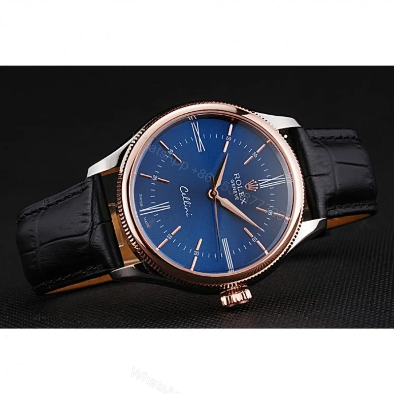 View 5 of Replica Rolex Cellini Blue Dial 622841