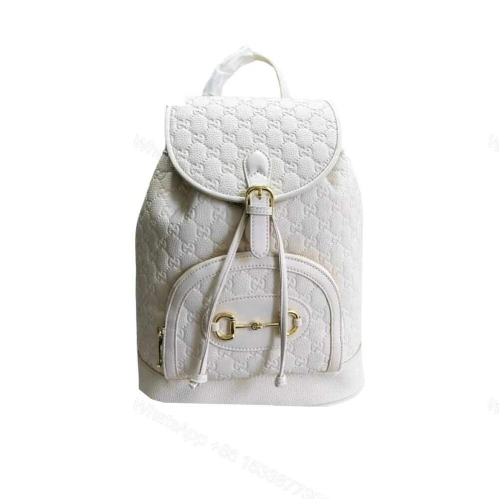 Gucci Horsebit 1955 Backpack Large All White 27Cm — view 1