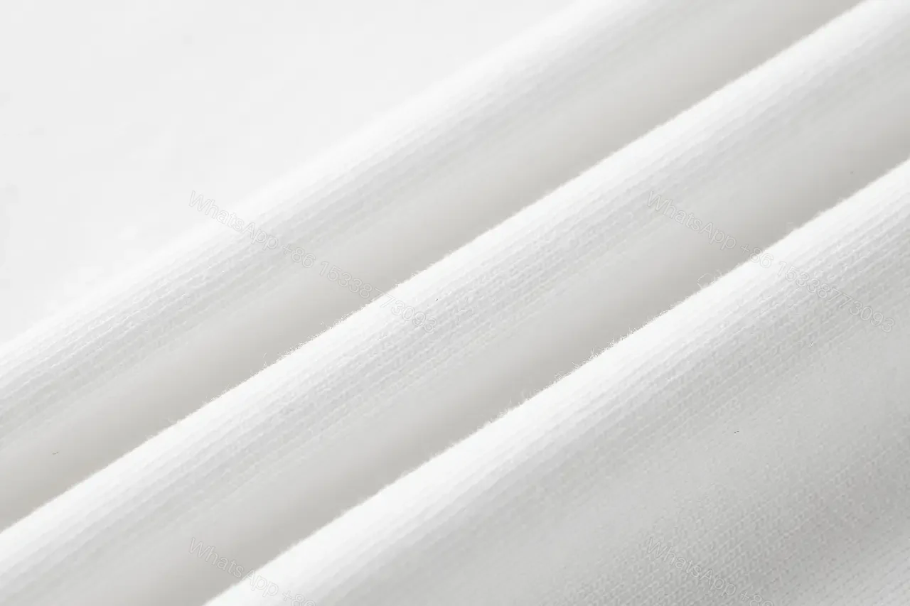 View 6 of White Cotton Graphic Tee: Gradient LV Monogram Pattern Top