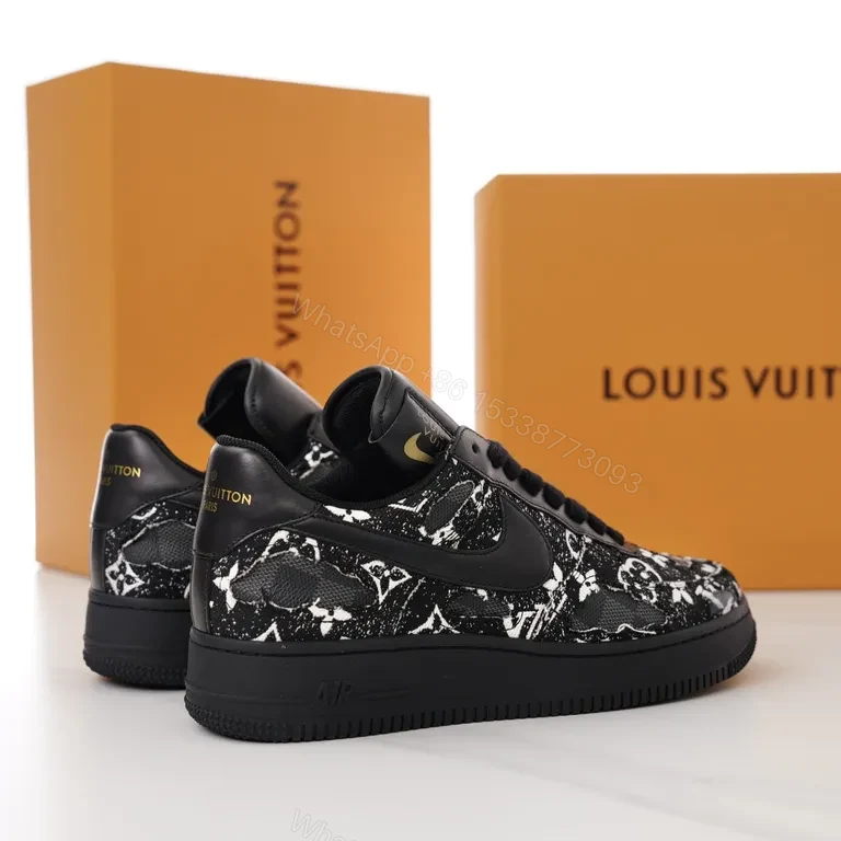 View 5 of Louis Vuitton Monogram Patterned Comfort Sneakers - Luxe Everyday Style
