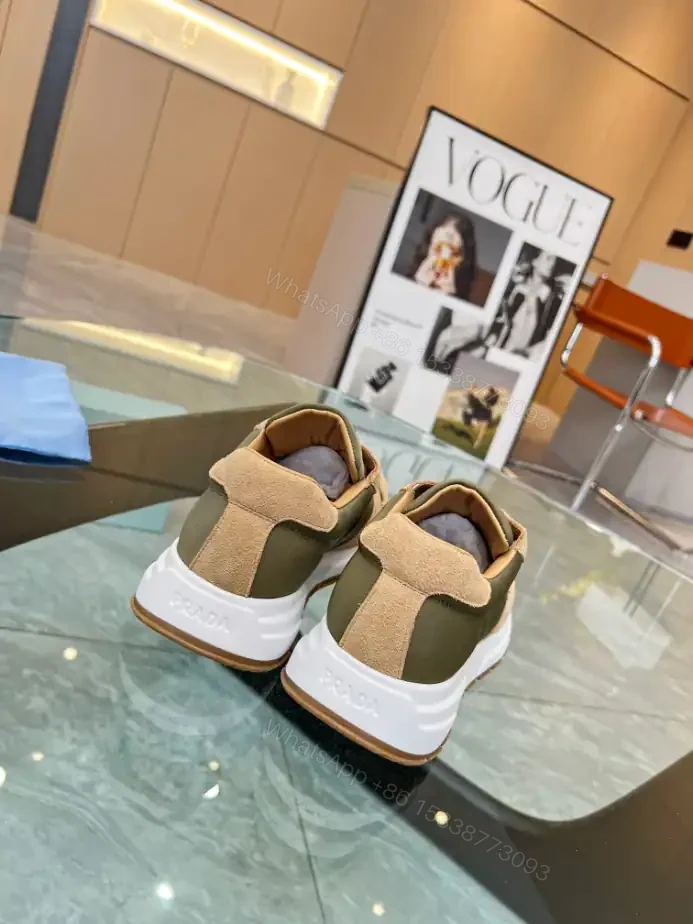 View 4 of PRAX 01 DELAVÉ SUEDE AND RE-NYLON SNEAKERS – PRD046