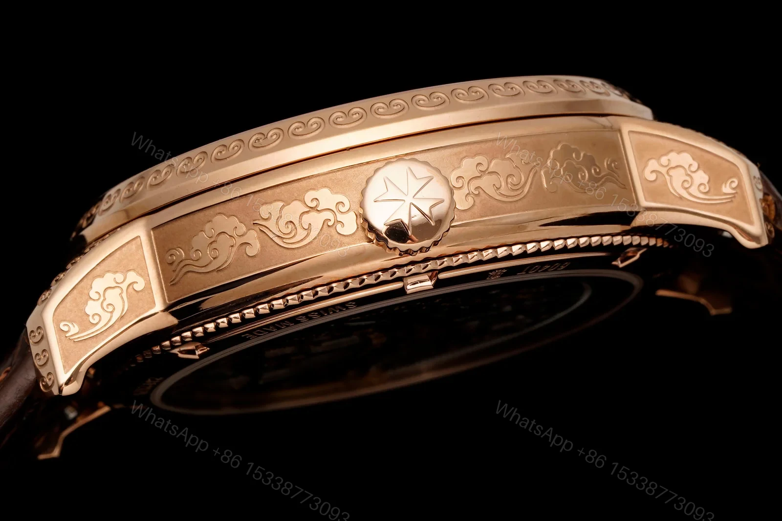 View 7 of Vacheron Constantin Traditionnelle Tourbillon Dragon Phoenix Engraved Dial Watch 41mm 2026 Edition RG-VC-TRADITIONNELLE-DRAGON-PHOENIX-41