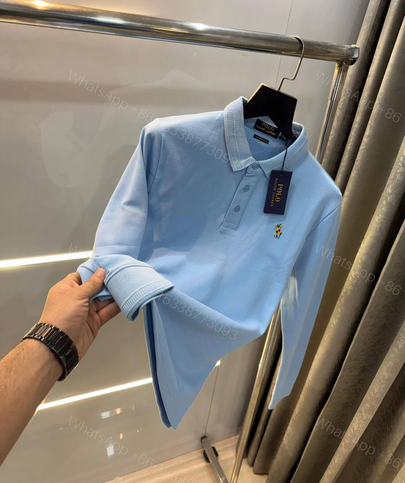 FIRST COPY Ralph Lauren Premium Full Sleeves Polo T-Shirts — view 1